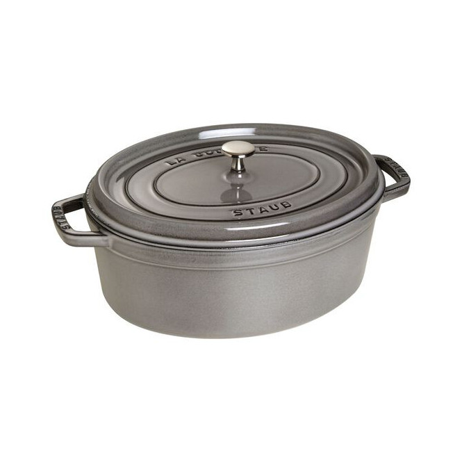 Cocotte ovale en fonte 33 cm - Staub