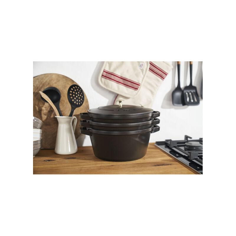 Set de cocotte en fonte 24 cm - Staub