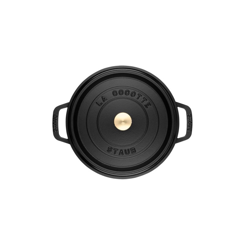 Cocotte ronde en fonte 26 cm - Staub