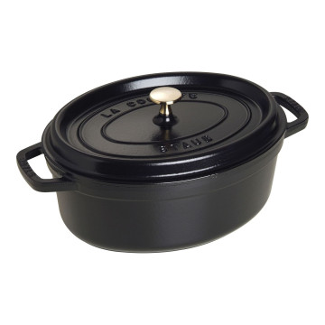 Cocotte ovale en fonte 29 cm - Staub
