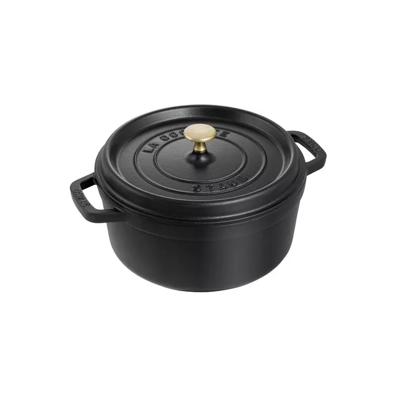 Cocotte ronde en fonte 24 cm - Staub