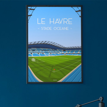 Affiche du Stade Océane Le Havre - Wall of Fame