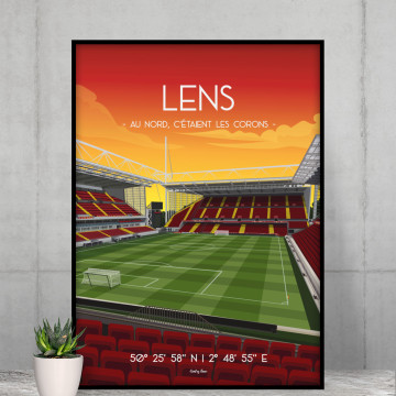 Affiche du Stade Bollaert-Delelis Lens - Wall of Fame