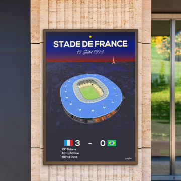 Affiche Hommage Stade de France - Wall of Fame
