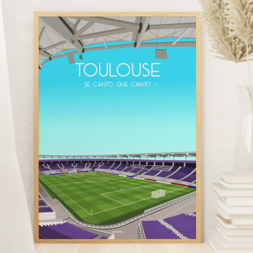 Affiche du stadium de Toulouse - Wall of Fame