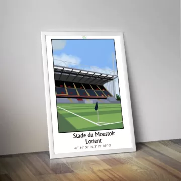 Affiche du stade du Moustoir Lorient - Panenka