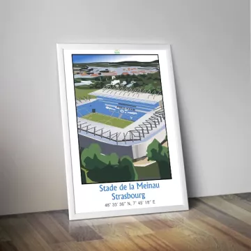 Affiche de la Meinau de Strasbourg - Panenka