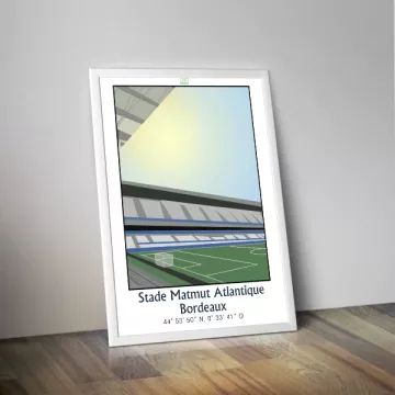 Affiche du stade Matmut Atlantique de Bordeaux - Panenka