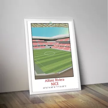 Affiche de l'Allianz Riviera de Nice - Panenka