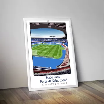Affiche du stade du Parc des P*inces de Paris - Panenka