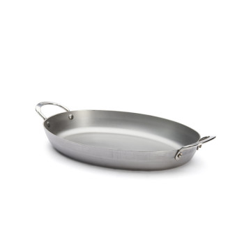 Plat Ovale 2 anses 36cm Minéral B - De Buyer