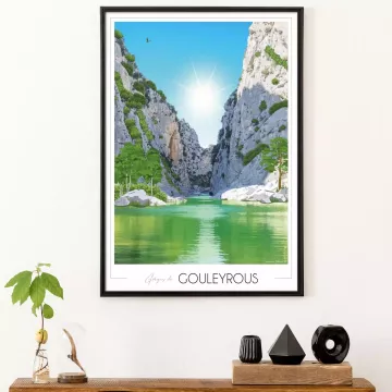 Affiche des gorges de Gouleyras - Foliove