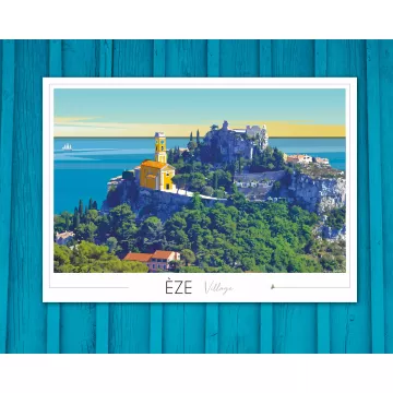 Affiche d'Eze - Foliove