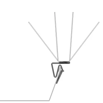 Pic anti pigeon pour gouttière sans bourrelet - OISIPIC