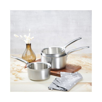 Set de batterie 3 Casseroles en inox Alchimy - De Buyer
