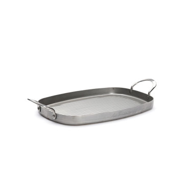 Plancha format "Grill" en acier Mineral B - De Buyer