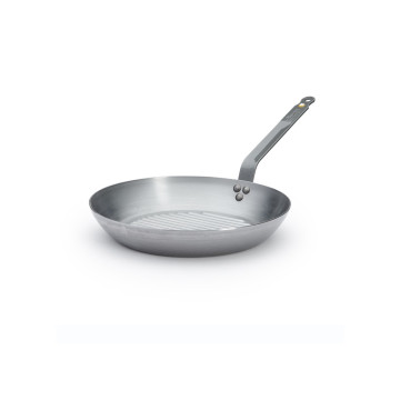 Poêle acier grill Mineral B - De Buyer