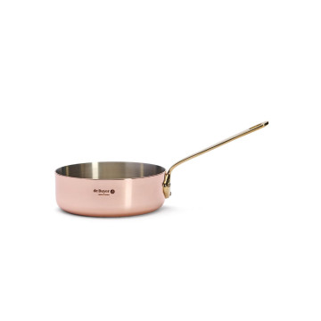 Sauteuse cuivre et Inox Inocuivre queue en laiton - De Buyer