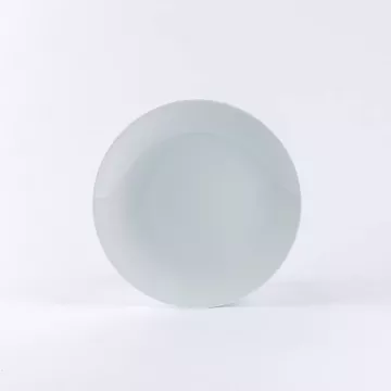 Assiette ronde porcelaine blanche de Limoges - Ogre La Fabrique