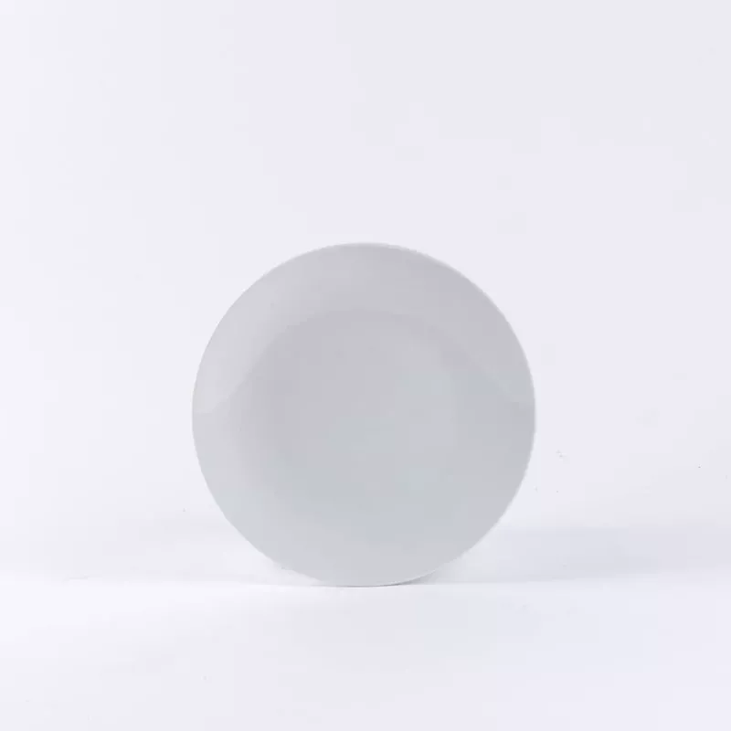 Petite assiette porcelaine blanche de Limoges - Ogre La Fabrique