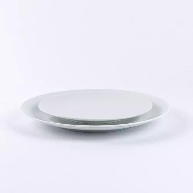 Petite assiette porcelaine blanche de Limoges - Ogre La Fabrique