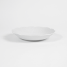 Assiette collection TAHITI  porcelaine de Limoges blanche - Ogre La Fabrique