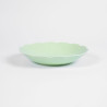 Assiette collection TAHITI porcelaine de Limoges verte - Ogre La Fabrique
