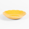 Assiette collection TAHITI porcelaine de Limoges jaune - Ogre La Fabrique