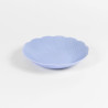 Assiette collection TAHITI porcelaine de Limoges bleue - Ogre La Fabrique