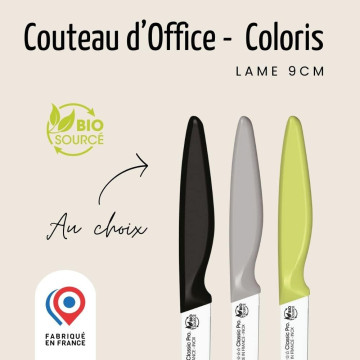 Couteau d'office classic 9cm Bio Sourcé - Nogent 3 Étoiles