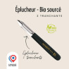 Éplucheur classic Pro 2 tranchants Bio Sourcé - Nogent 3 Étoiles