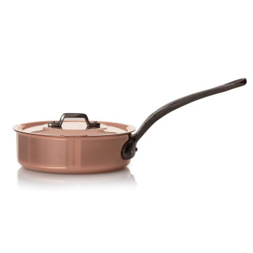 Sauteuse cuivre étamé 16 cm - Baumalu