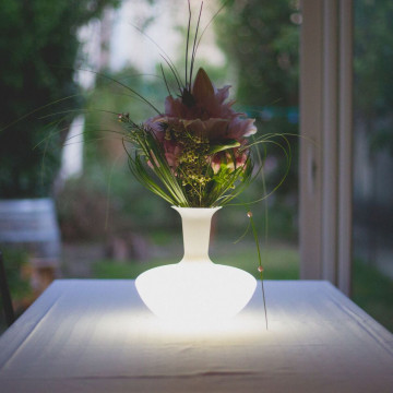 Lampe rechargeable convertible en carafe et vase - LINK FACTORIES