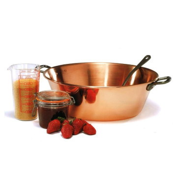Bassine pour confiture en cuivre 40 cm - Baumalu