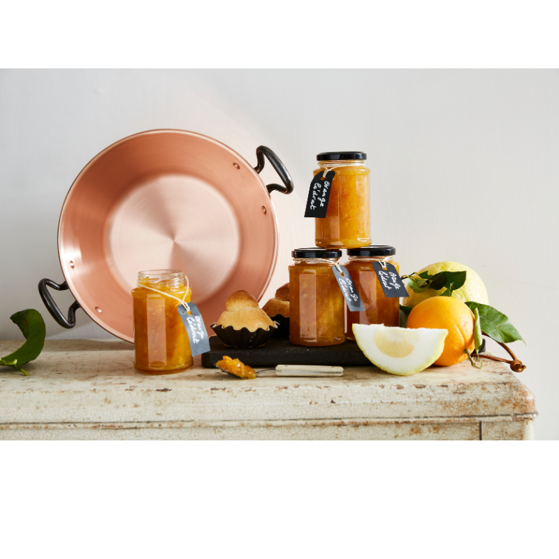 Bassine pour confiture en cuivre 38 cm - Baumalu