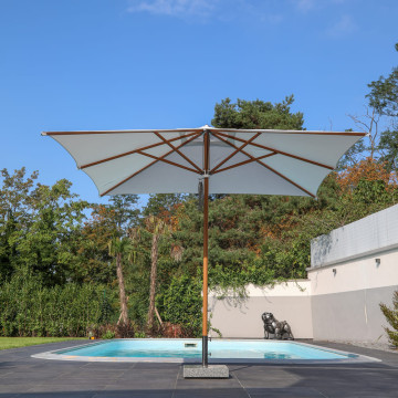 Parasol Professionnel carré 3x3m SOLARIUS - MÉDICIS