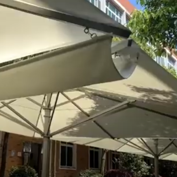 Gouttière pour parasol HORUS droit 5x5 - MÉDICIS