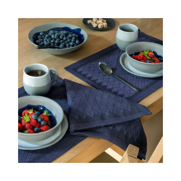 4 sets de table Club coton lin x Wilmotte - Le Jacquard Français