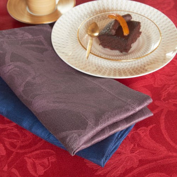 4 serviettes de table Tivoli Lin - Le Jacquard Français