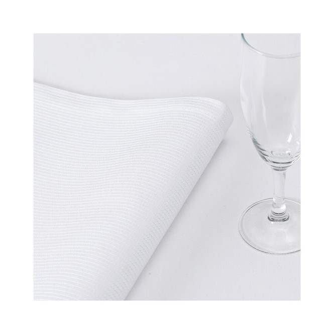 4 serviettes de table Offre white coton - Le Jacquard Français