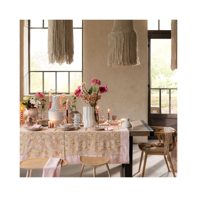 Nappe Bohème beige - Le Jacquard Français