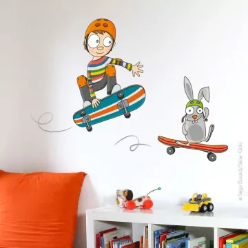 Sticker Comme sur des roulettes Série-Golo