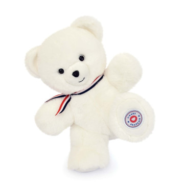 Peluche "Le Petit Ours Français" 25 cm - Doudou & Compagnie