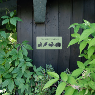 Pancarte décorative Les amis du jardin - Louis Moulin