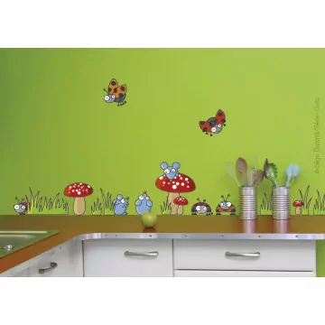 Sticker souris et coccinelles Série-Golo