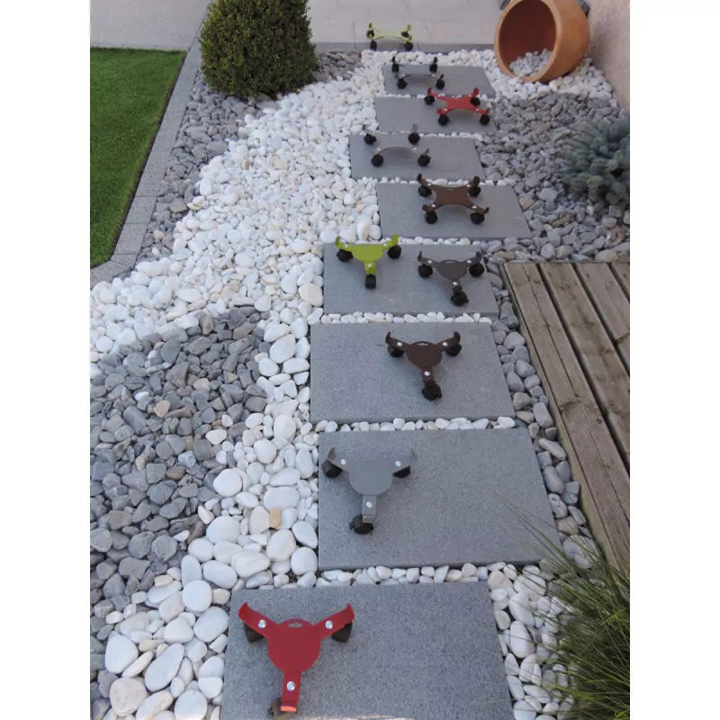 Roule Plante EXTENSIBLE Fer Vieilli Louis Moulin