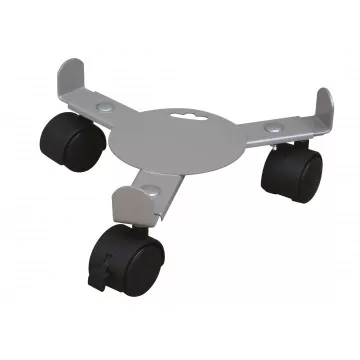 Roule plante EXTENSIBLE 3 roulettes gris alu Louis Moulin