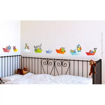 Sticker petits bateaux Série-Golo