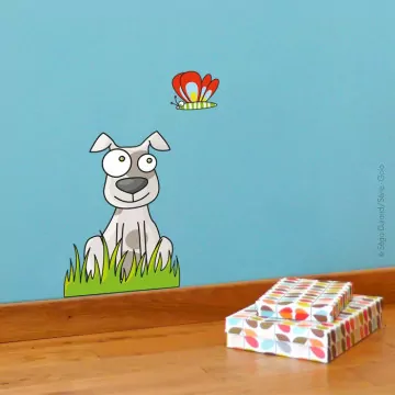 Sticker chien Série-Golo