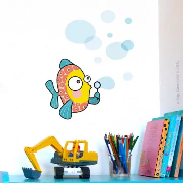 Sticker poisson 1 Série-Golo